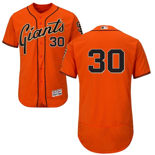 Giants #30 Orlando Cepeda Orange Flexbase Authentic Collection Stitched Baseball Jersey