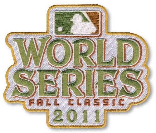 Stitched 2011 Baseball World Series Logo Jersey Sleeve Patch Fall Classic St. Louis Cardinals vs Texas Rangers