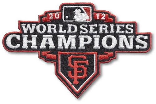 Stitched 2012 San Francisco Giants Baseball World Series Champions Jersey Sleeve Patch