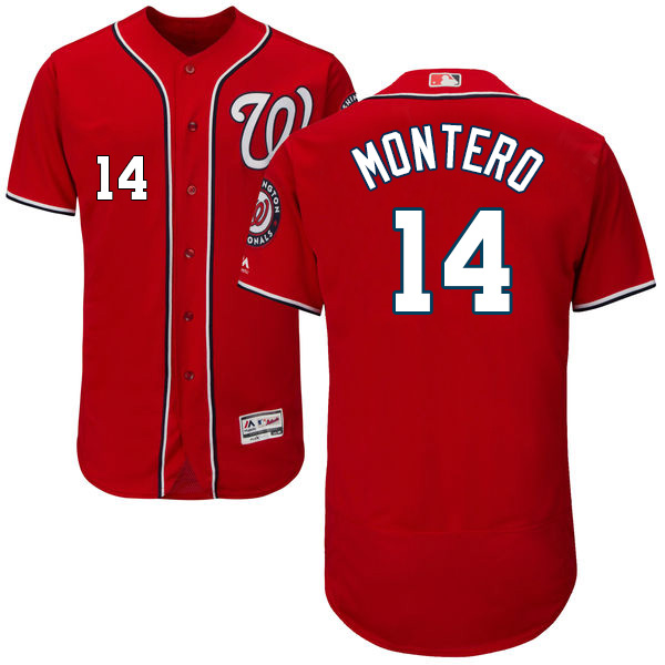Nationals #14 Miguel Montero Red Flexbase Authentic Collection Stitched Baseball Jersey