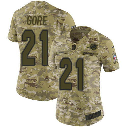 Nike Dolphins #93 Ndamukong Suh Olive/Camo Women's Stitched NFL Limited 2017 Salute to Service Jersey